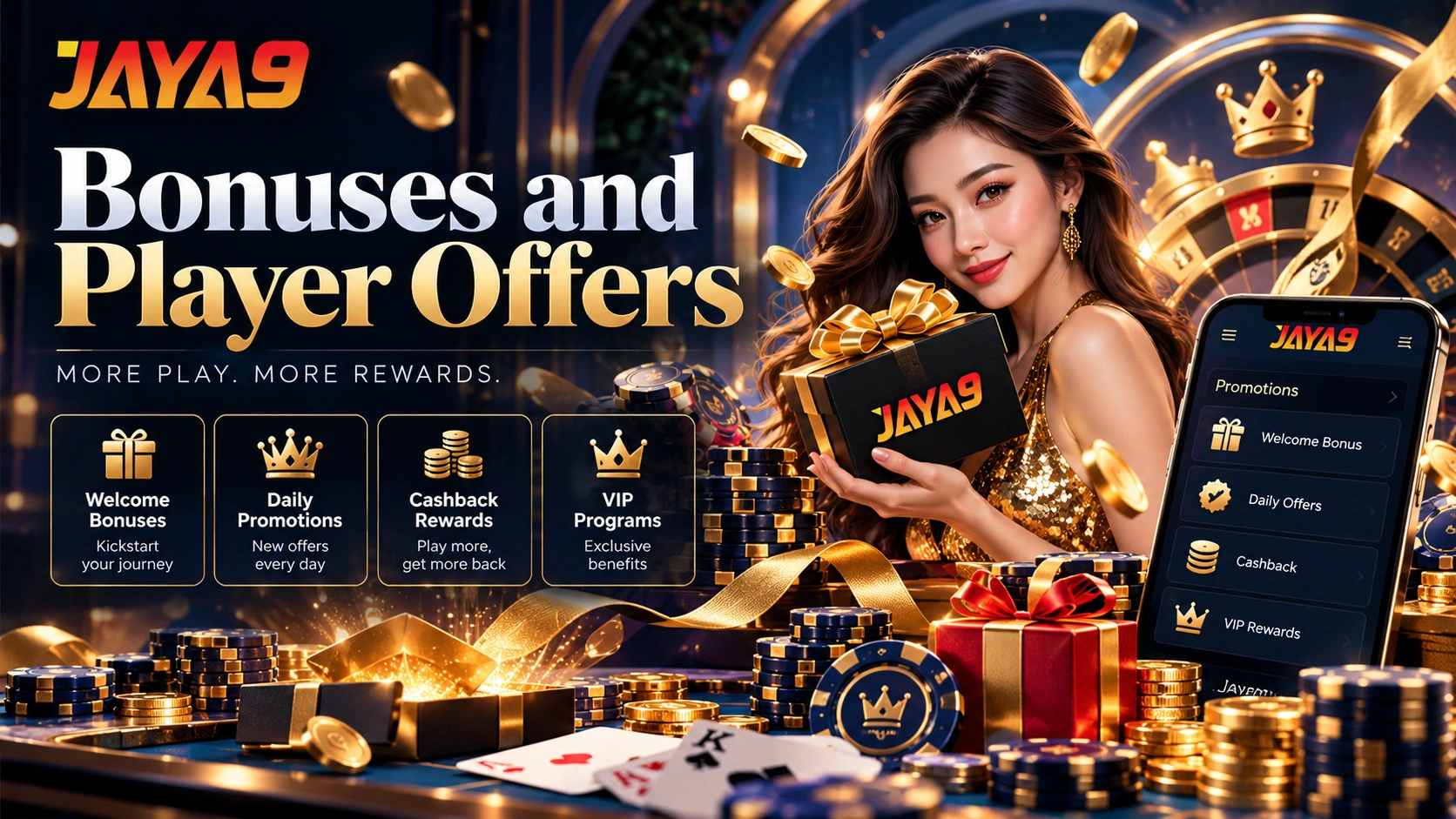 Jaya9 Bonuses and Player Offers